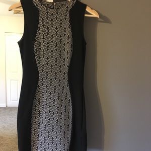 Black and white minidress